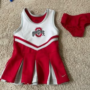 Little Girls Nike Ohio State Cheerleader Outfit with Bloomers